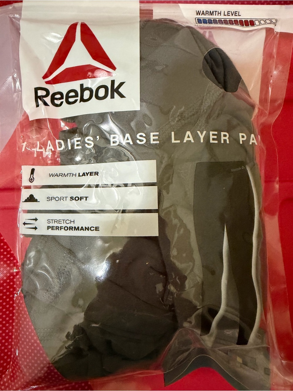New Reebok Ladies' Base Layer black - Picture 2 of 2